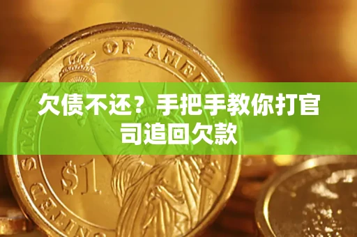 武汉欠债不还？手把手教你打官司追回欠款