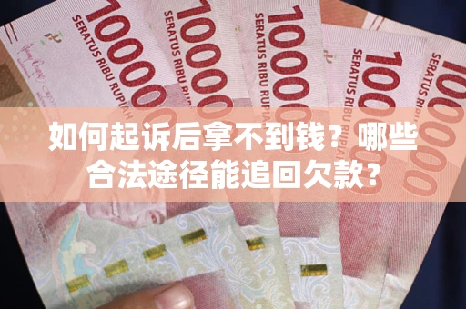 武汉如何起诉后拿不到钱？哪些合法途径能追回欠款？