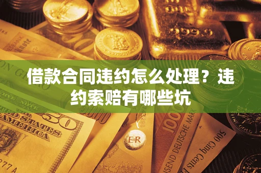 武汉借款合同违约怎么处理？违约索赔有哪些坑