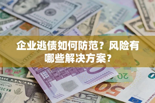武汉企业逃债如何防范？风险有哪些解决方案？