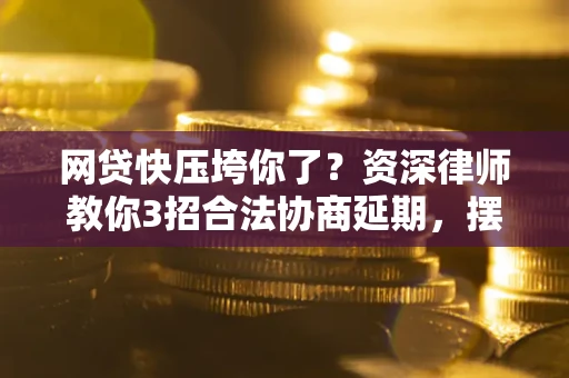 武汉网贷快压垮你了？资深律师教你3招合法协商延期，摆脱暴力催收！