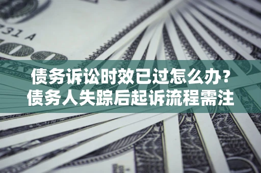 武汉债务诉讼时效已过怎么办？债务人失踪后起诉流程需注意什么？