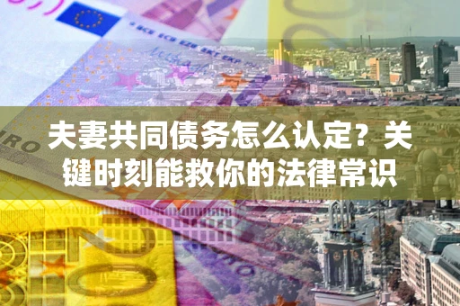 武汉夫妻共同债务怎么认定？关键时刻能救你的法律常识
