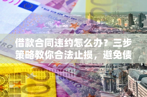 武汉借款合同违约怎么办？三步策略教你合法止损，避免债务危机升级