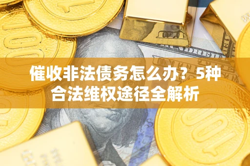 武汉催收非法债务怎么办？5种合法维权途径全解析