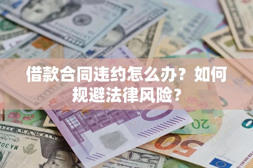 武汉借款合同违约怎么办？如何规避法律风险？