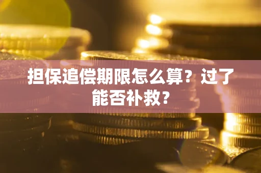 武汉担保追偿期限怎么算？过了能否补救？
