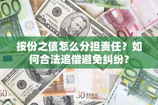 武汉按份之债怎么分担责任？如何合法追偿避免纠纷？